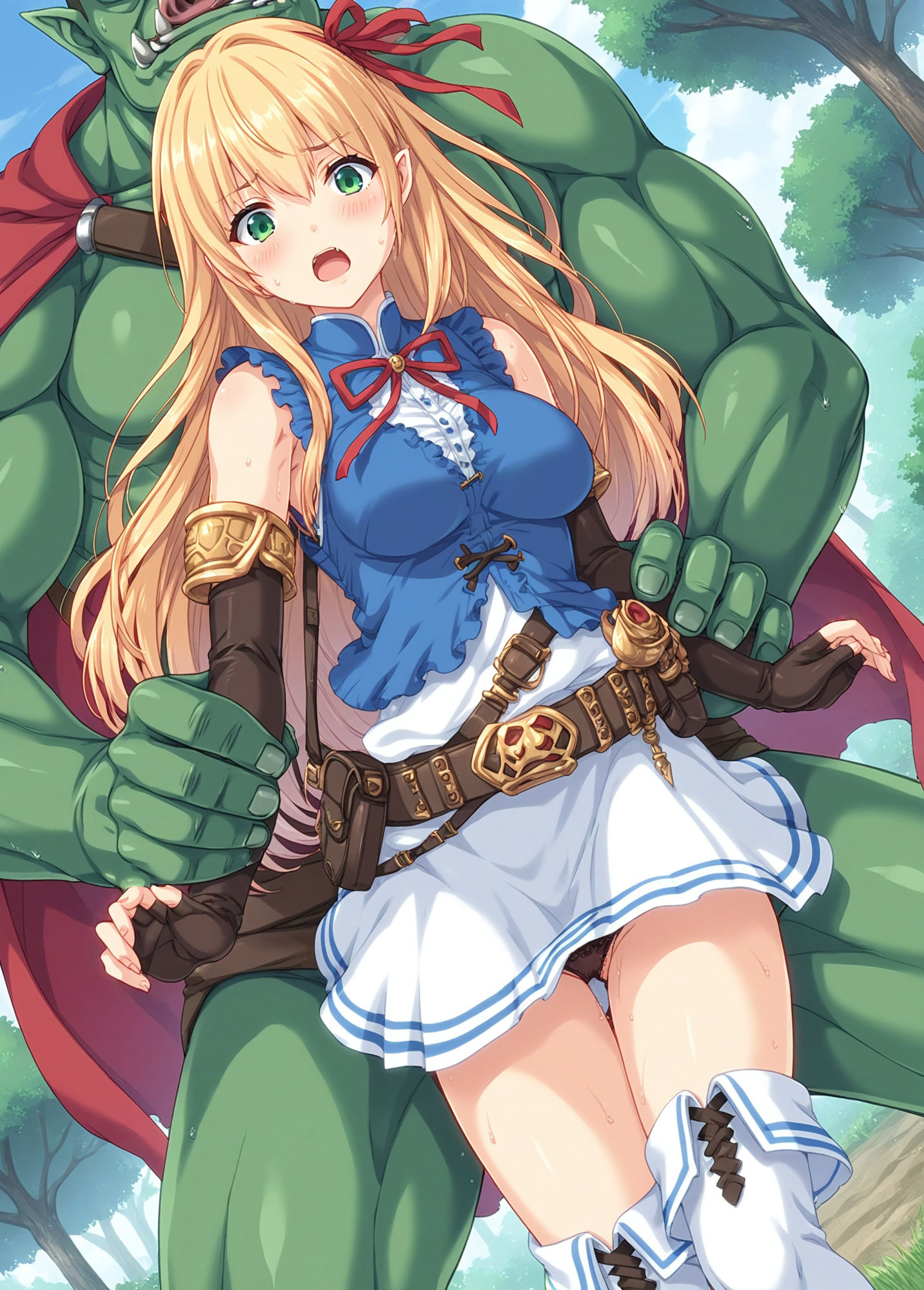 サンプル画像3:敗北したヒロイン達 vol.4(絵心あいのAI生成アトリエ) [d_387617]