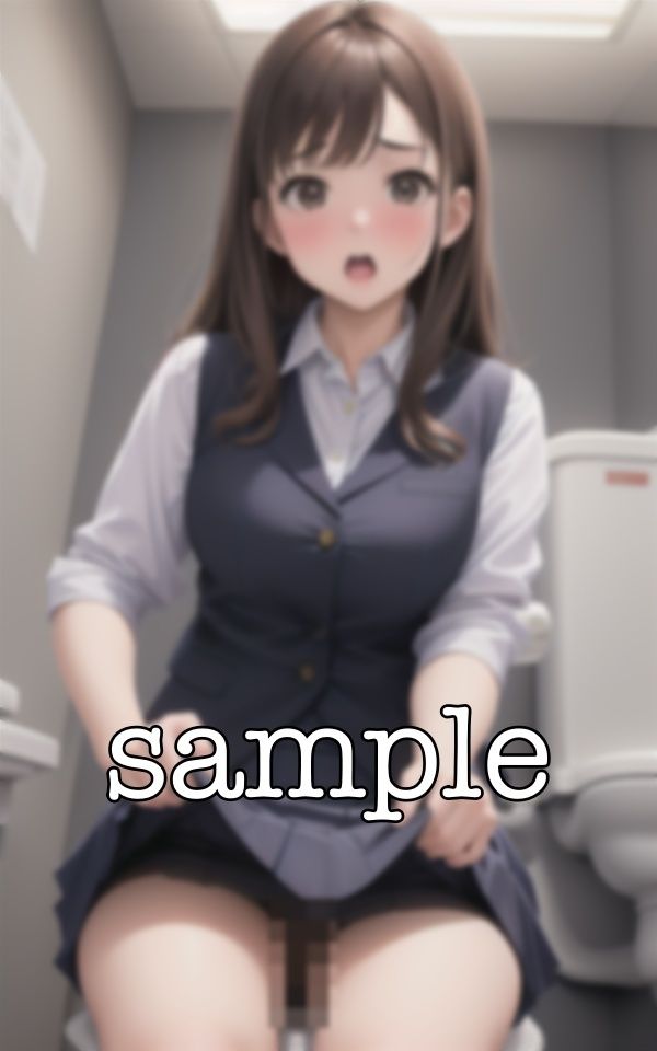 サンプル画像3:新卒をトイレで生ハメ131連発！Fカップの童顔制服に勃起不可避の興奮デラックス！(トリビアの熟女) [d_387626]