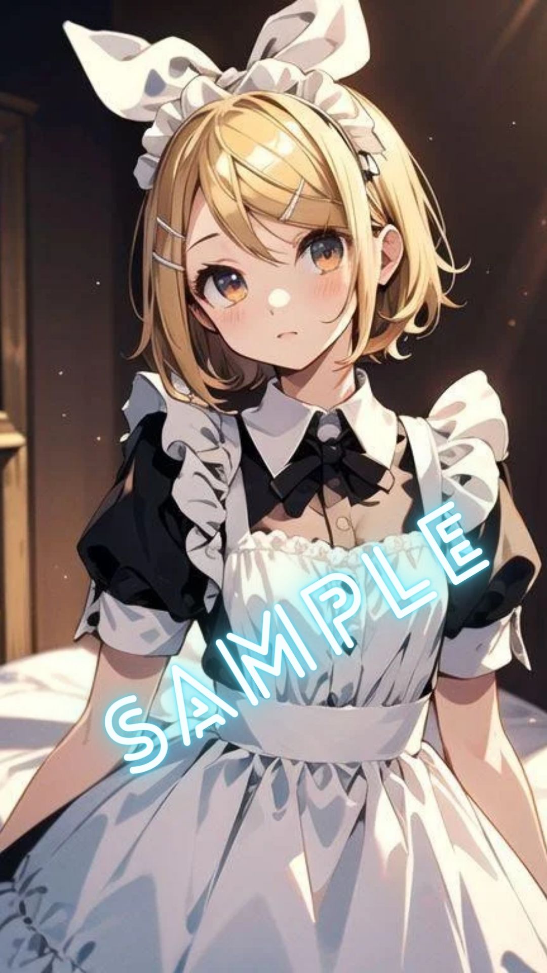 サンプル画像4:VOC◯LOID 鏡◯リン風 画像集(パンティー旅情) [d_387632]