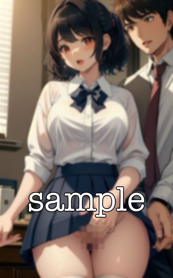 サンプル画像3:ハプバー特集！まさかの制服JKがやってきてサラリーマンに犯●れる特別スペシャル！(高級美女クラブ) [d_387634]