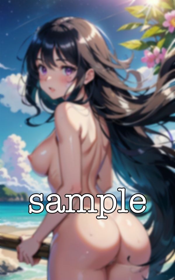 サンプル画像1:無人島に放流されたひとりの美女と一ヶ月暮らす〜無人島で出会った黒髪巨乳物語〜(天才性欲開放絶頂) [d_387671]