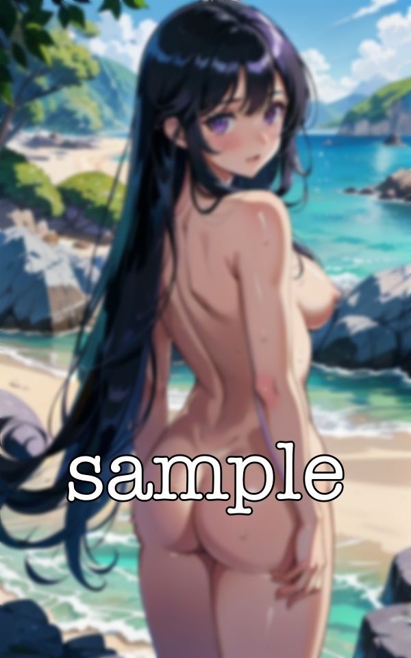 サンプル画像6:無人島に放流されたひとりの美女と一ヶ月暮らす〜無人島で出会った黒髪巨乳物語〜(天才性欲開放絶頂) [d_387671]