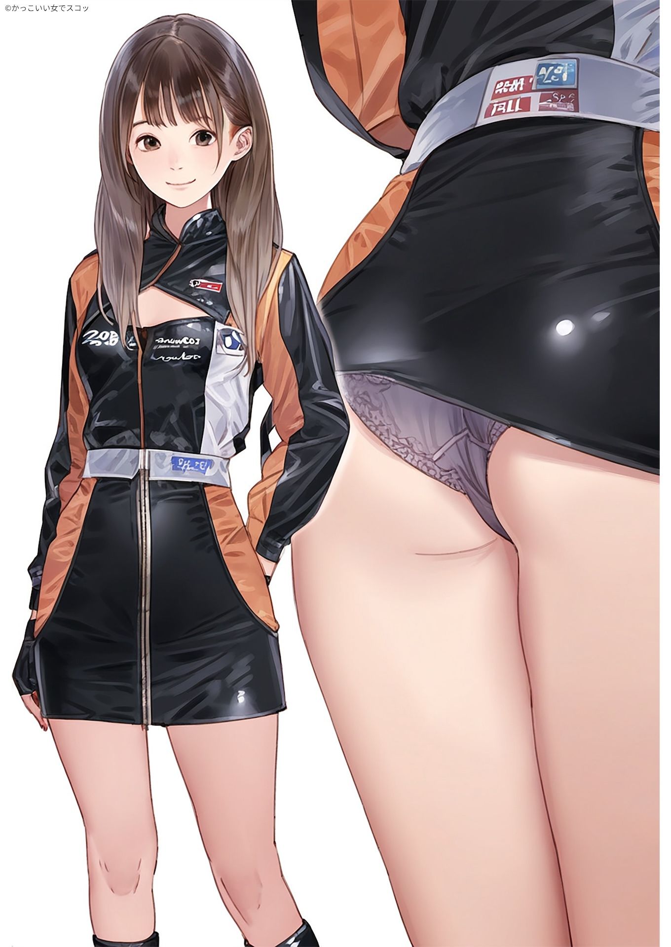 サンプル画像4:レースクイーンの後ろ姿(かっこいい女でスコ) [d_387690]