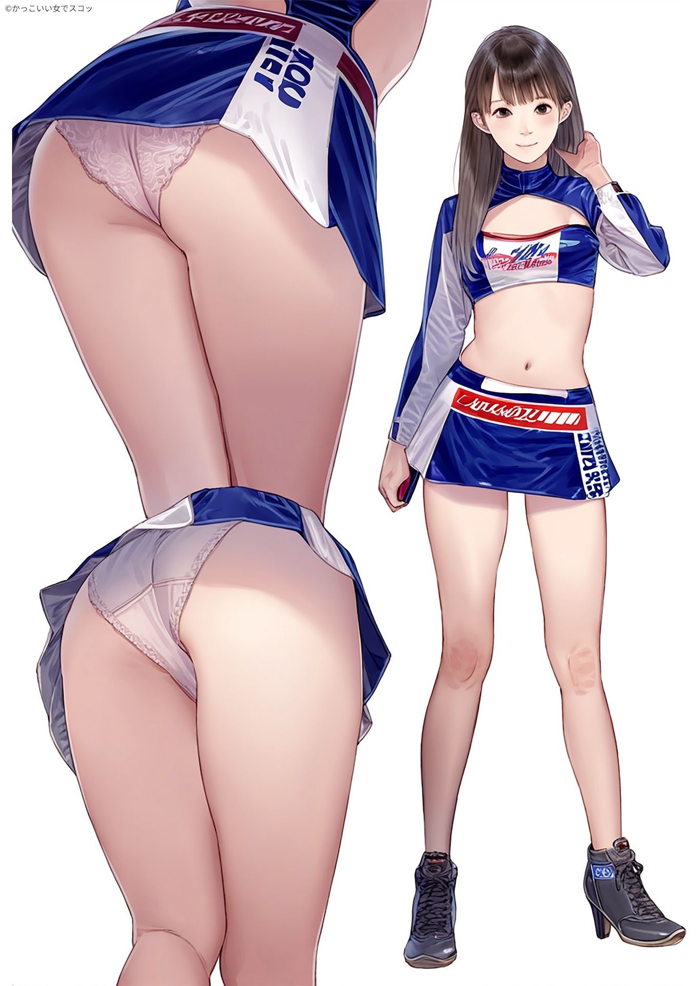 サンプル画像5:レースクイーンの後ろ姿(かっこいい女でスコ) [d_387690]