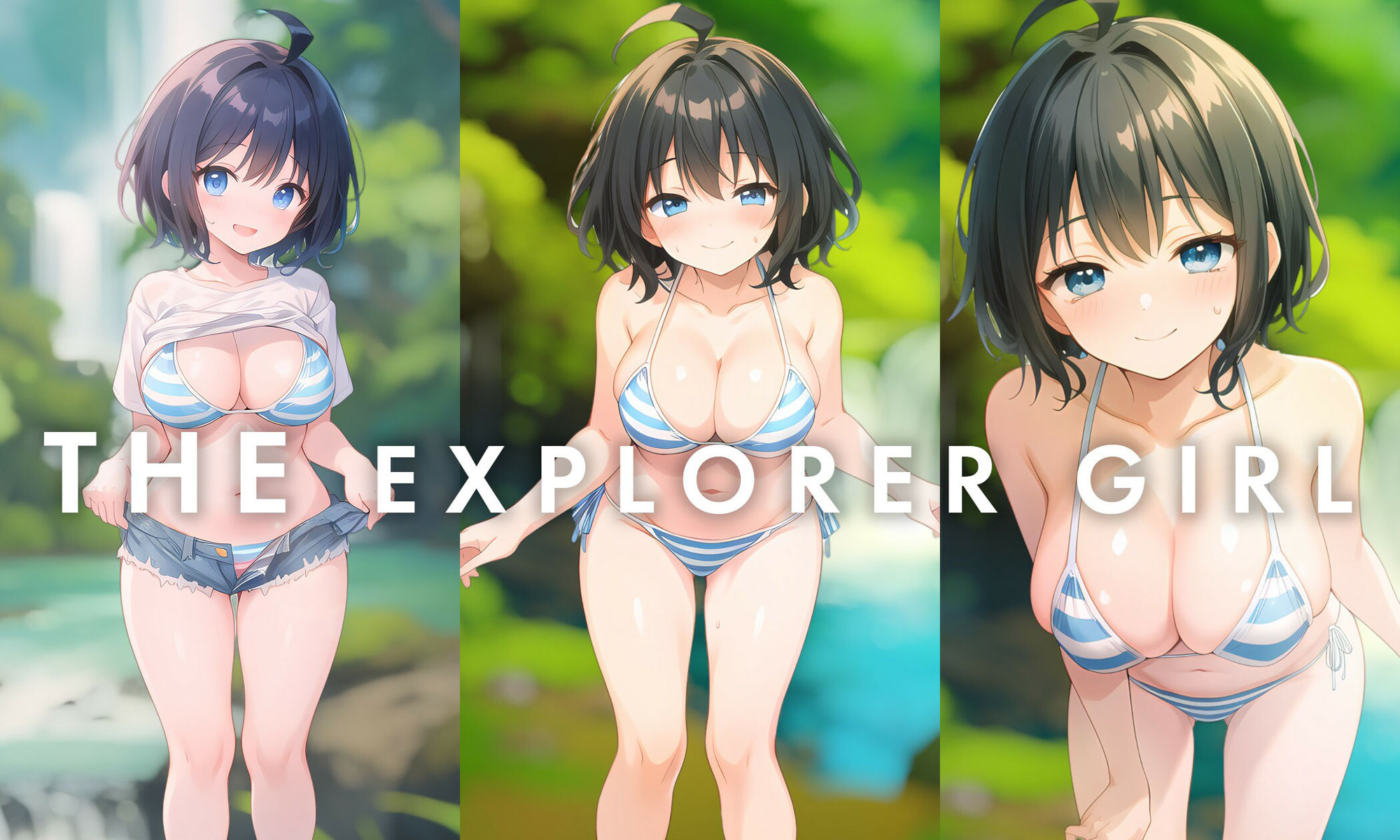 サンプル画像2:まだ見ぬ景色を求めて 〜冒険する少女〜(PeachPoint) [d_387770]