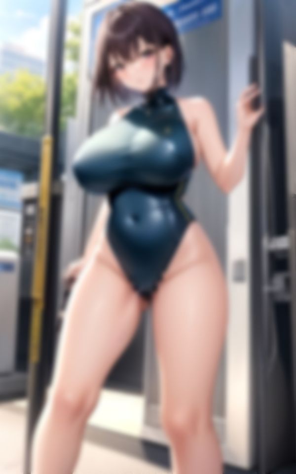 サンプル画像4:街中露出淫乱女子大生の撮影記録(最高のAI美女出版) [d_387807]