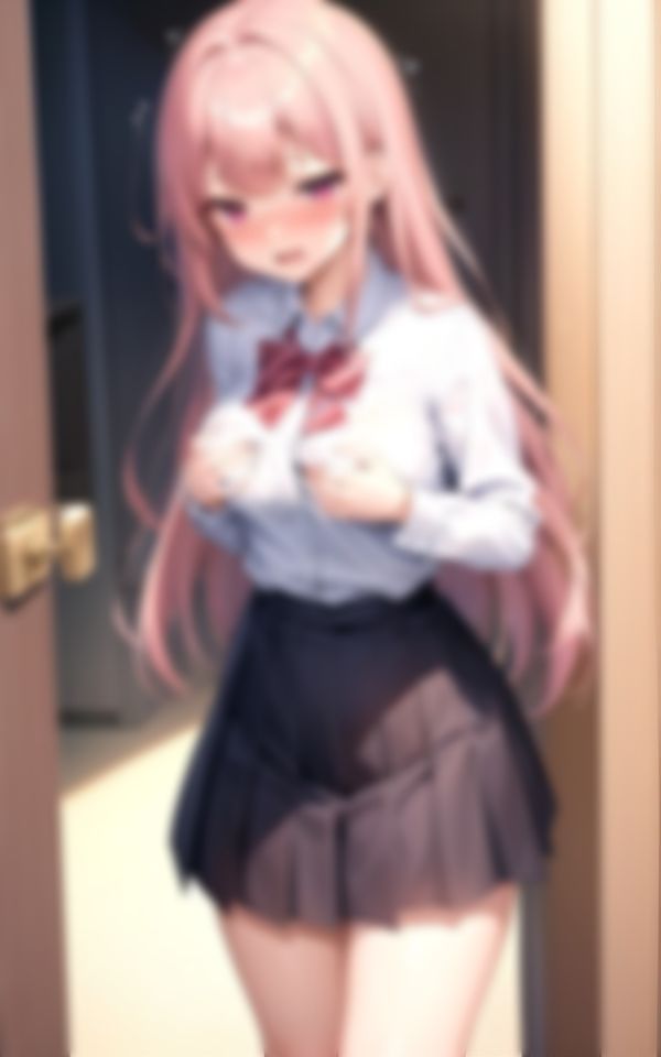 サンプル画像4:登校前に発情しちゃった淫乱ピンク女学生(AIらぶSHOW) [d_387809]