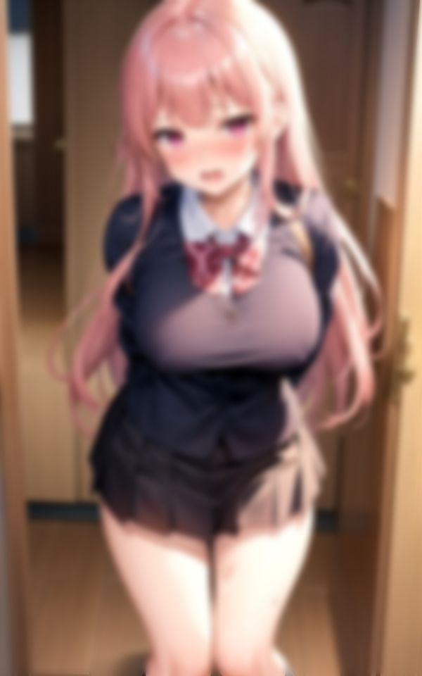 サンプル画像5:登校前に発情しちゃった淫乱ピンク女学生(AIらぶSHOW) [d_387809]
