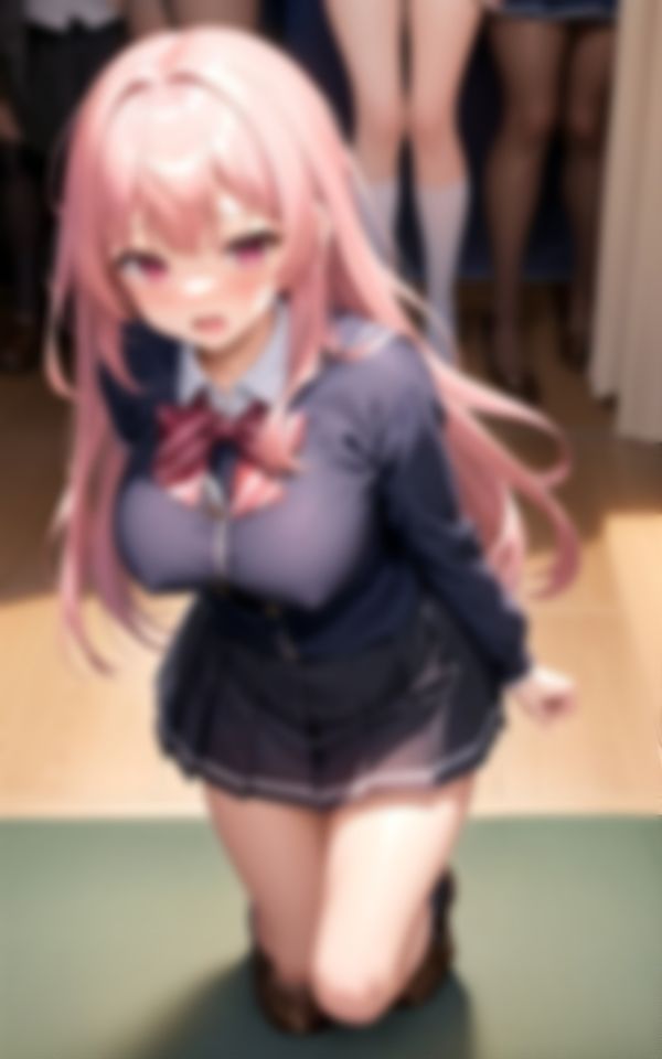 サンプル画像6:登校前に発情しちゃった淫乱ピンク女学生(AIらぶSHOW) [d_387809]