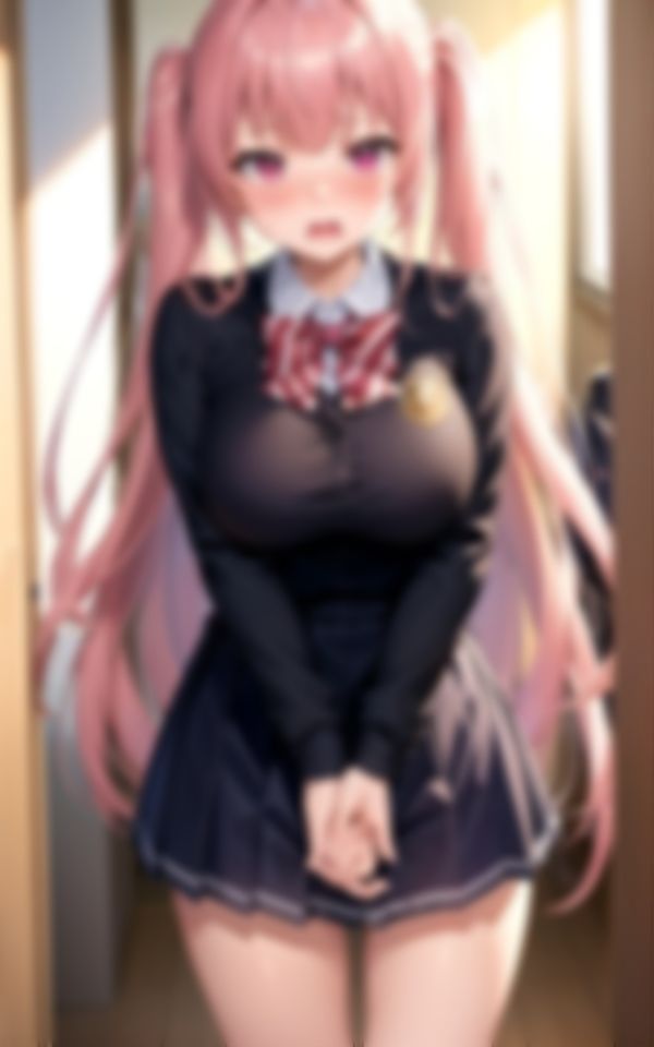 サンプル画像4:恥ずかしがり屋の女学生登校前のHなハプニング集(AIトゥナイト) [d_387811]