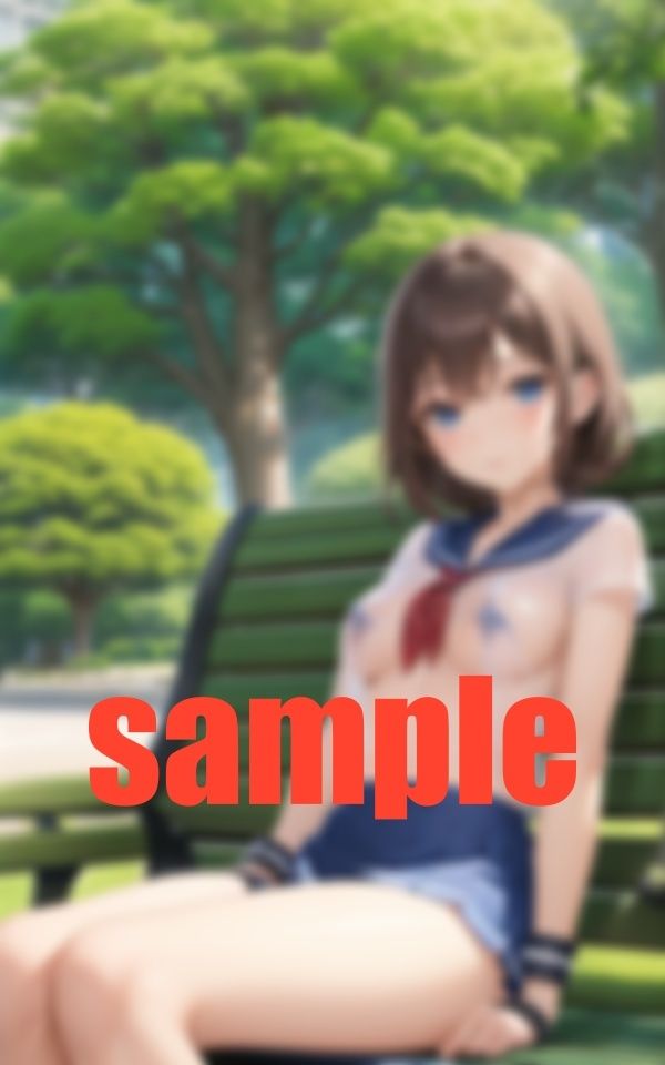 サンプル画像5:介抱！公園のベンチで うとうと女子(can) [d_387839]