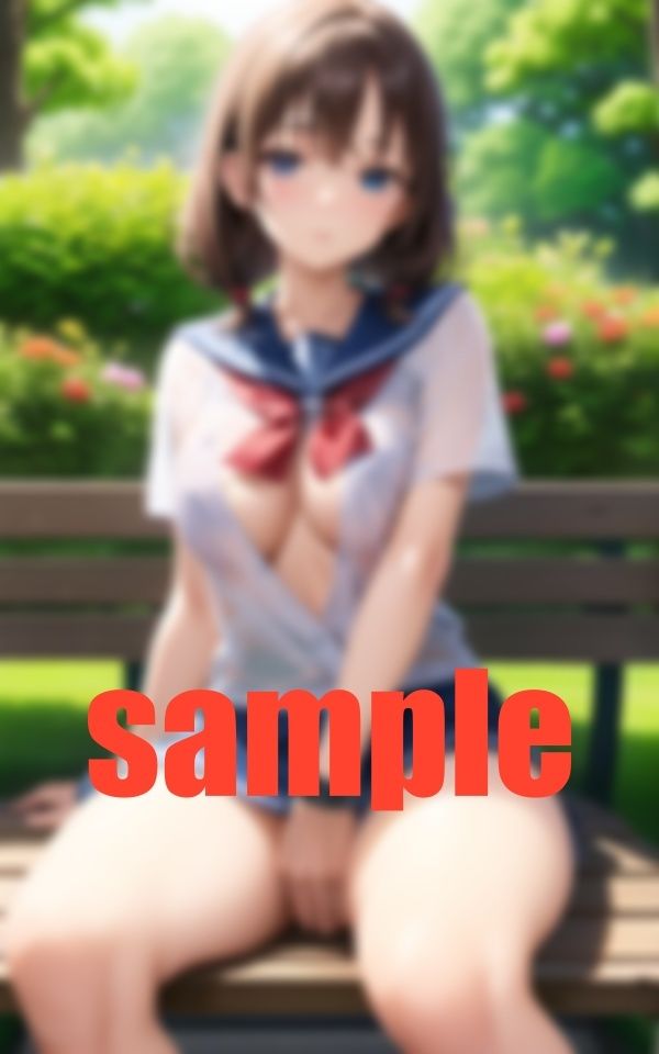 サンプル画像6:介抱！公園のベンチで うとうと女子(can) [d_387839]
