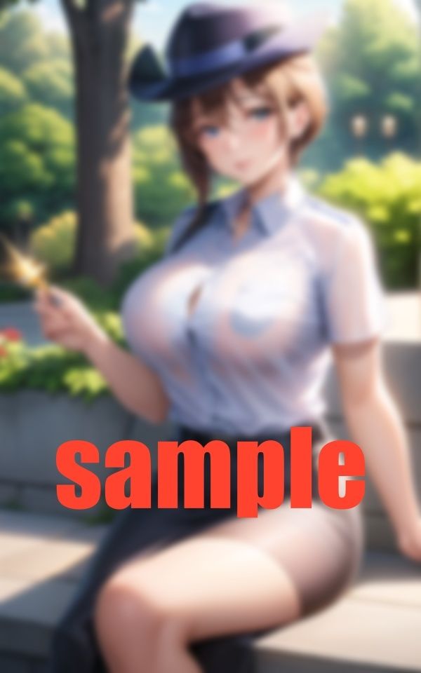 サンプル画像3:禁断の警ぱい触っても逮捕されない(富裕浮遊) [d_387853]