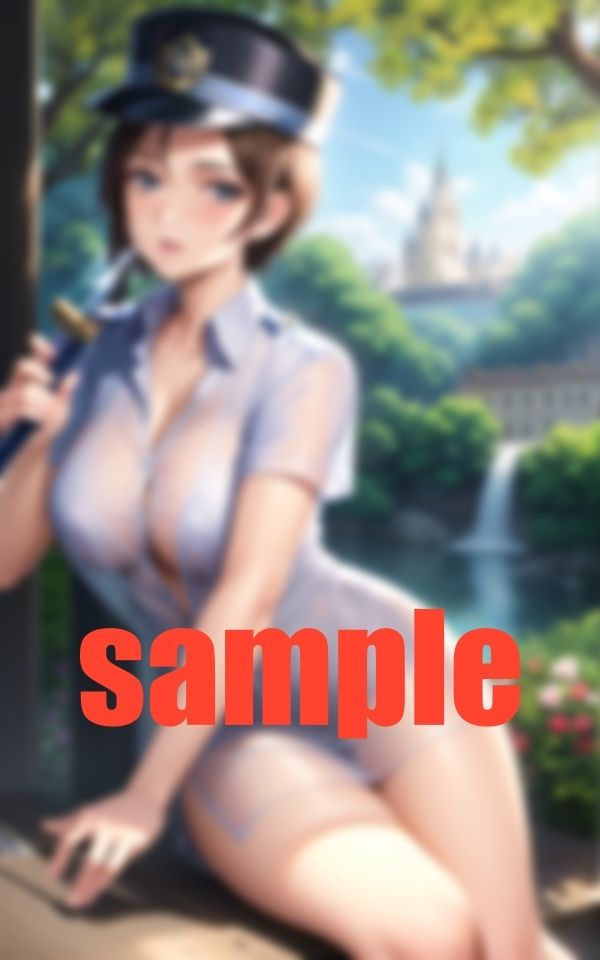 サンプル画像5:禁断の警ぱい触っても逮捕されない(富裕浮遊) [d_387853]