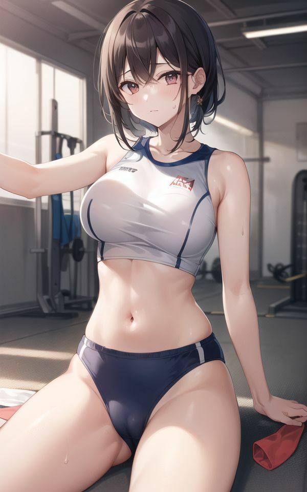 サンプル画像2:【陸上女神の誘惑】 爆乳アスリートのハーレムヌルヌルパラダイス(ほわいと・すぷらっしゅ！) [d_387864]