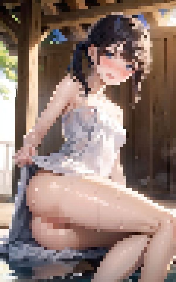 サンプル画像5:ぬるぬる天国 美女と混浴(虹のふもと) [d_387870]