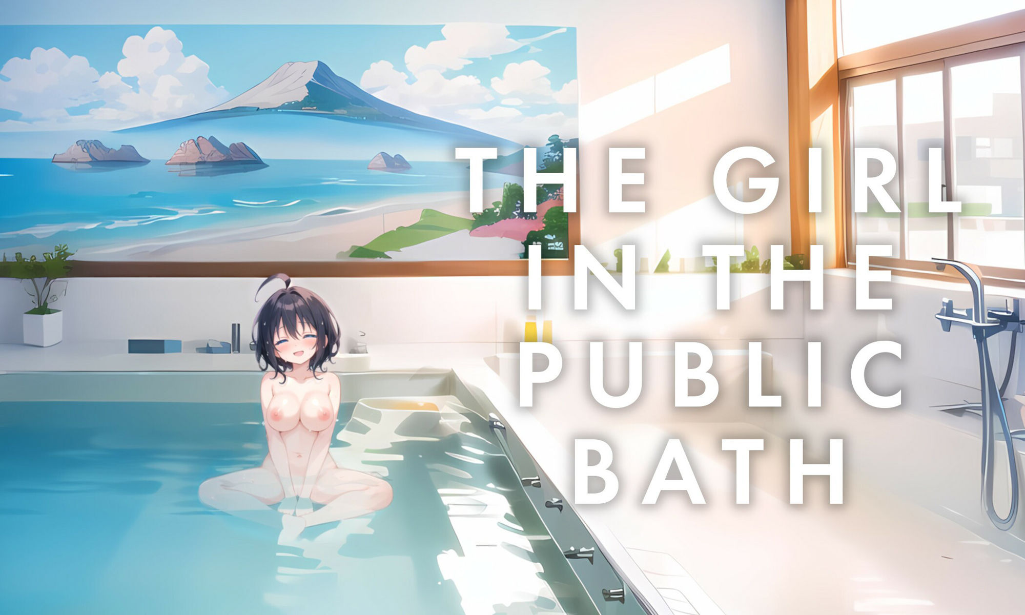 サンプル画像1:昔ながらの癒しの場 〜銭湯と少女〜(PeachPoint) [d_387880]