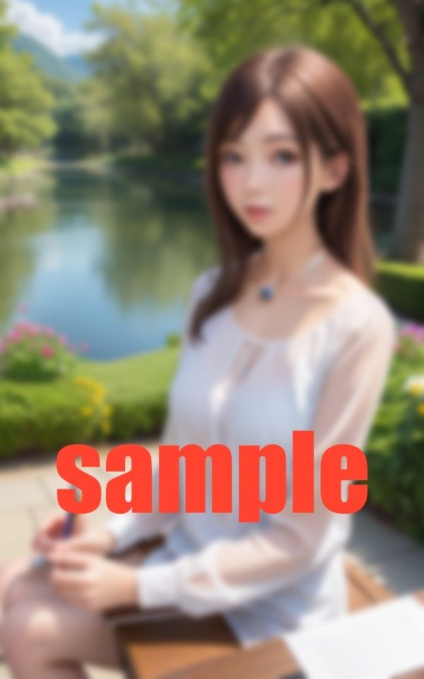 サンプル画像3:ガチ？！絵描きお姉さんの前を散歩中に現役に戻った爺(An17) [d_387881]