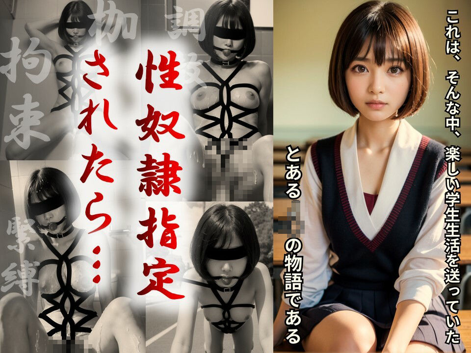 サンプル画像2:強●性奴●制度〜前編〜(鬼畜AI) [d_387980]