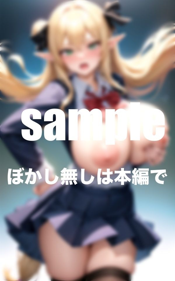 サンプル画像2:エルフ学園 汚れを知らないエルフ姫達のHな放課後(AI.load) [d_388029]