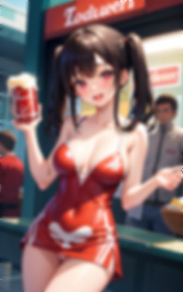 サンプル画像1:ビアガーデンのムチムチ少女VOL.1(panpanyama＋3D) [d_388051]