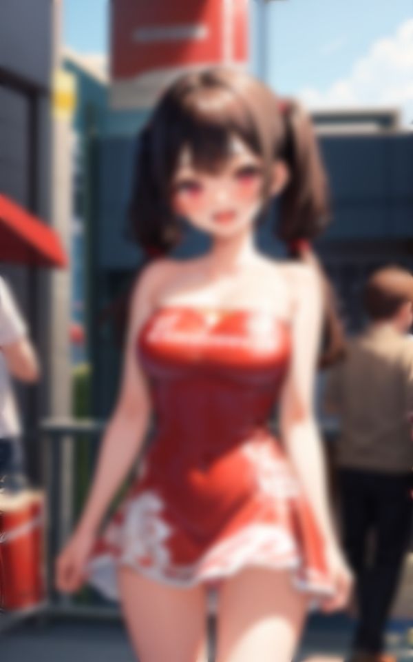 サンプル画像3:ビアガーデンのムチムチ少女VOL.1(panpanyama＋3D) [d_388051]