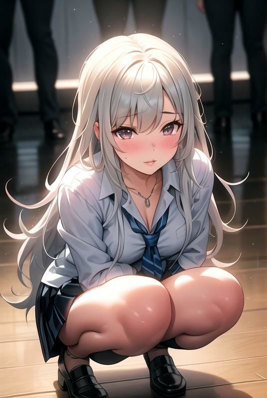 サンプル画像2:【制服の誘惑】 だって見たいんだもん！ いい匂いするんだもん！ ワンチャン土下座してお願いしてみた件 ＃3(日常の誘惑) [d_388061]