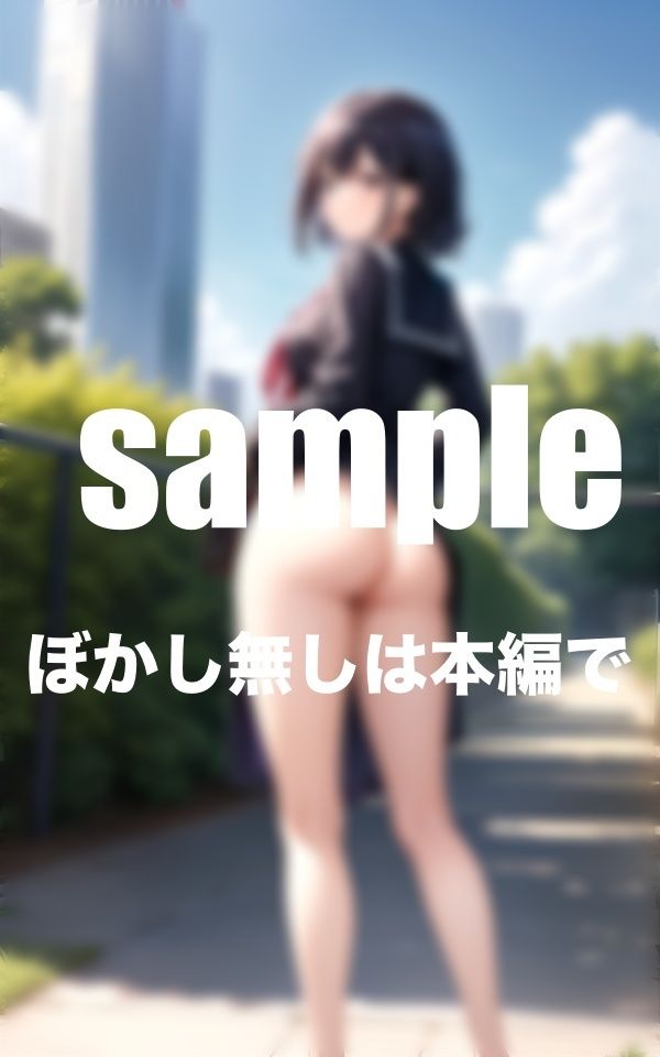 サンプル画像4:お尻丸出し！CITY GIRL(かみなり) [d_388062]