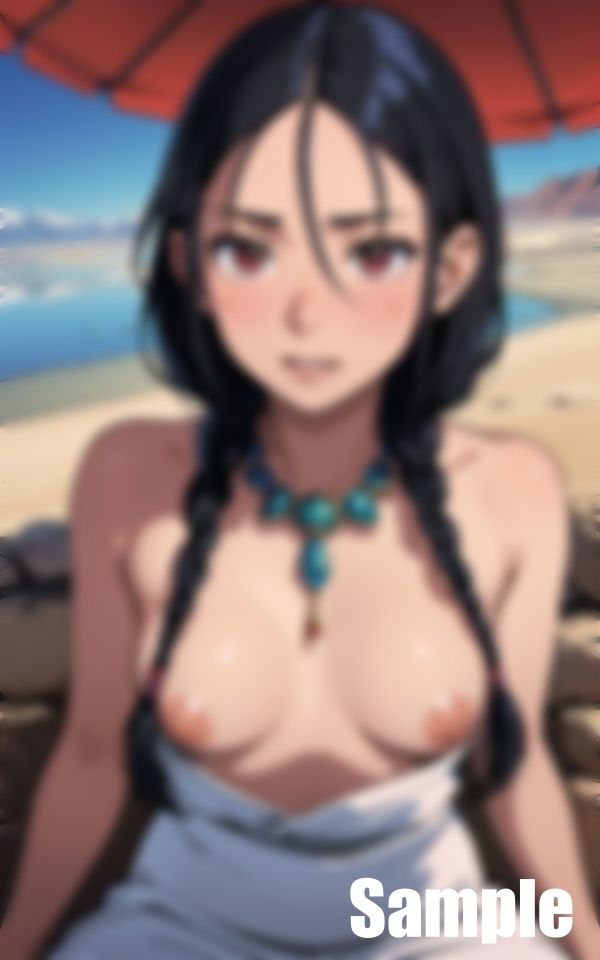 サンプル画像1:ウユニ塩湖と絶景と現地美女たちが奇跡を織りなしていた件(るしふぁー) [d_388083]