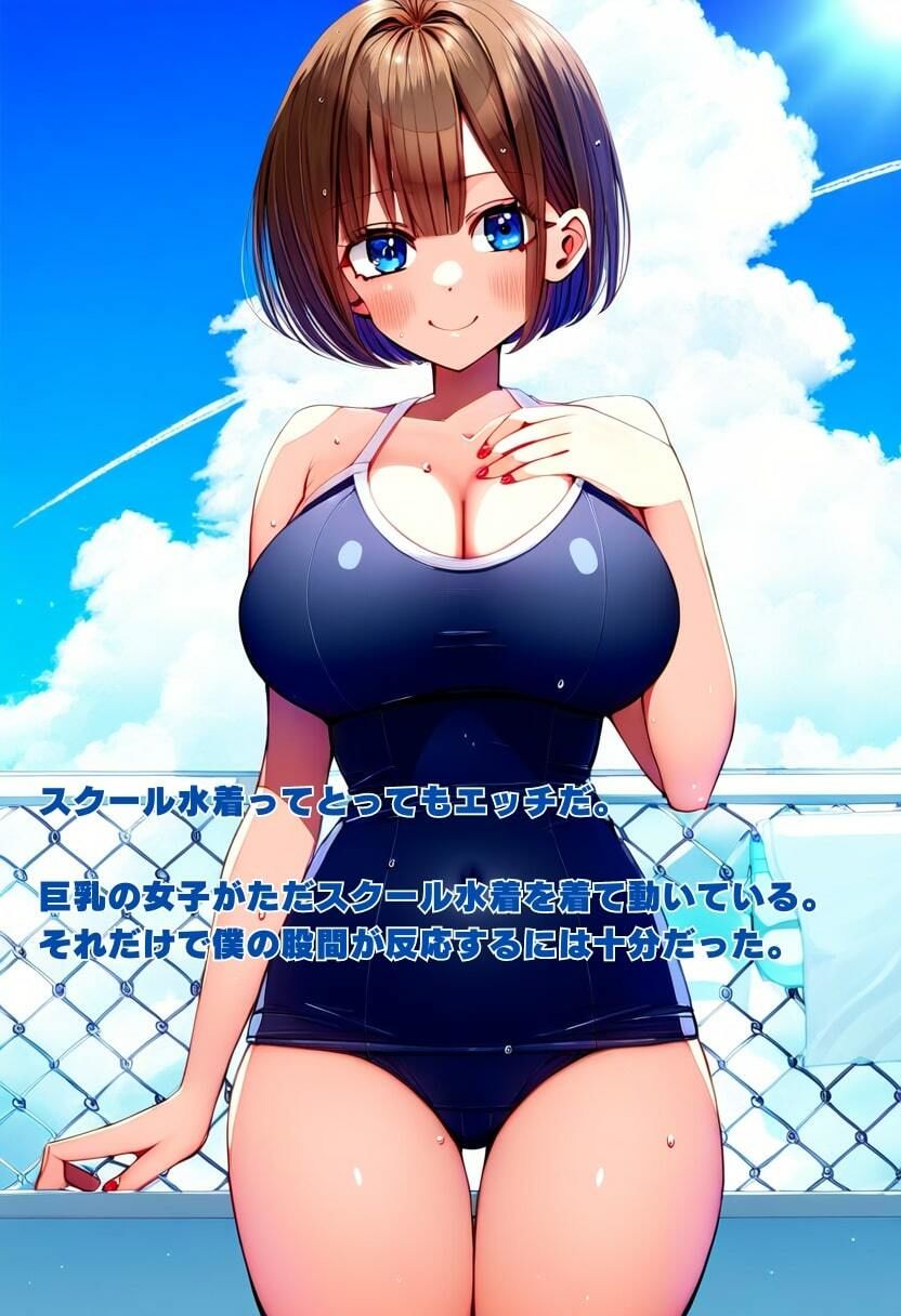 サンプル画像2:水泳部の巨乳を学校と屋外で辱める田舎暮らし 中出し孕ませ・パイズリ・ぶっかけ(あさひ屋) [d_388153]