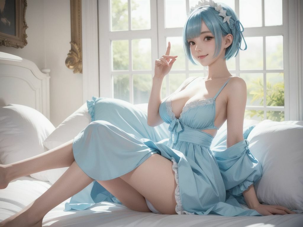 サンプル画像1:鬼かわいいメイドとの甘ーい性活(フラミンゴ) [d_388159]