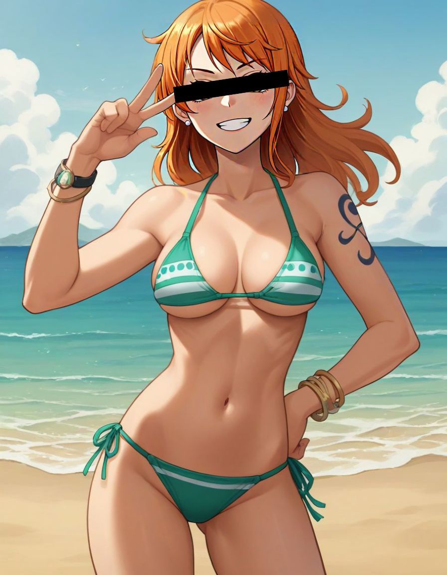 サンプル画像1:IF・・・憧れのヒロインがエチエチだったら・・・ワンピ〇スの〇ミ編(いちごミルクif) [d_388164]