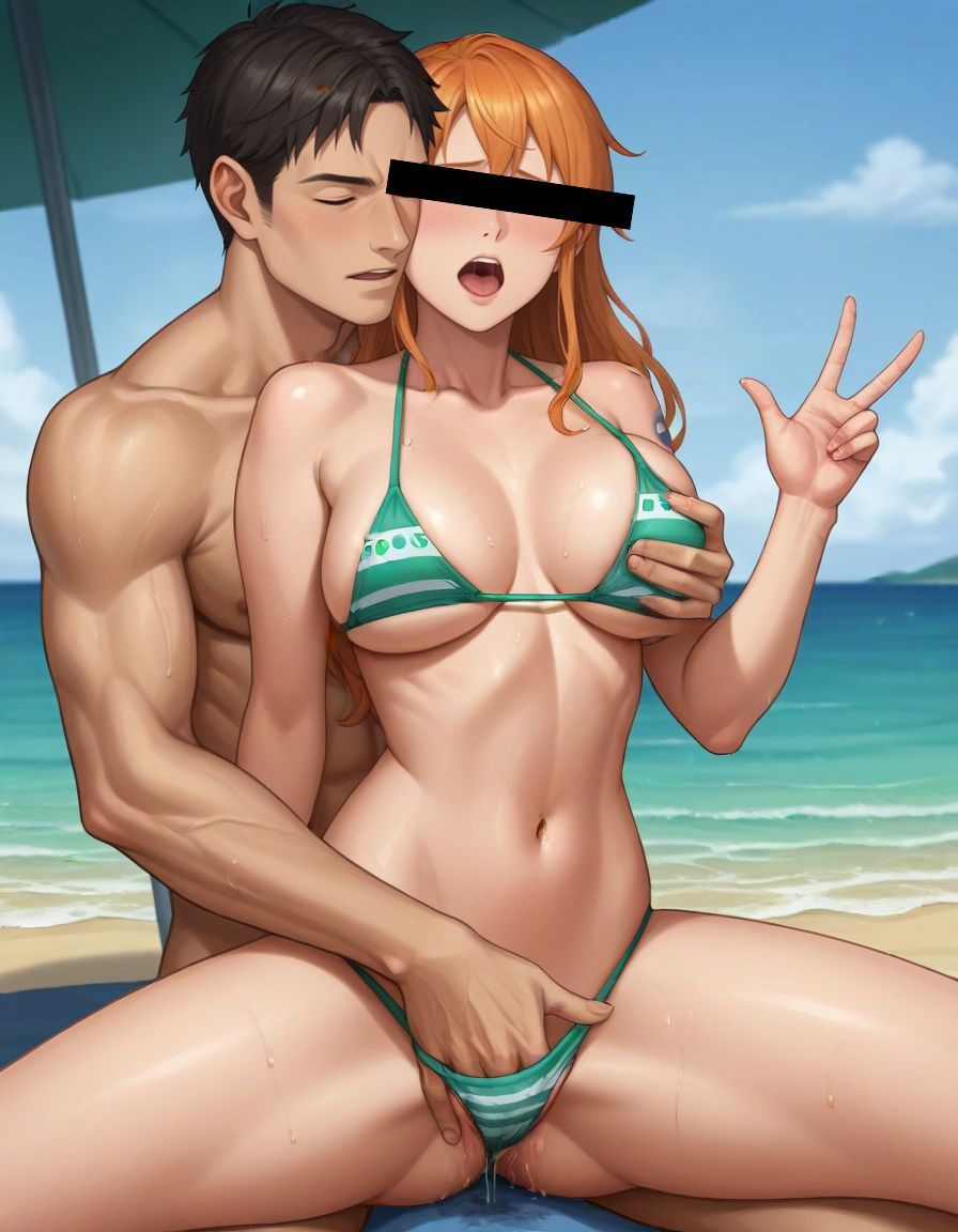 サンプル画像5:IF・・・憧れのヒロインがエチエチだったら・・・ワンピ〇スの〇ミ編(いちごミルクif) [d_388164]