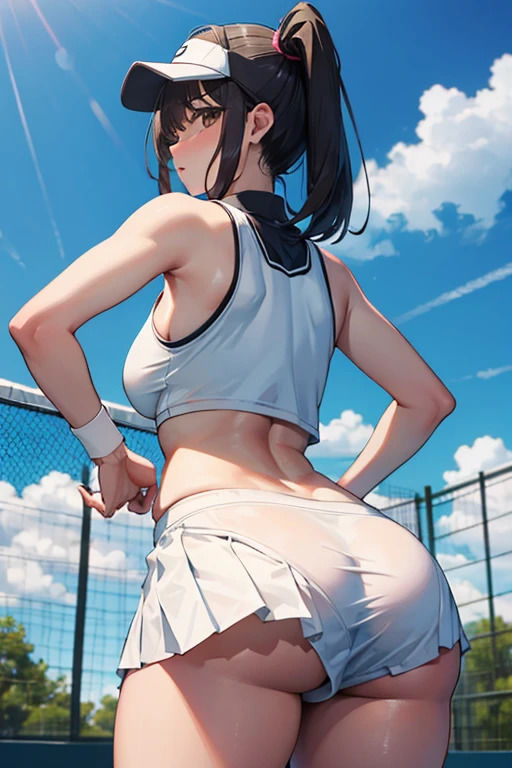 サンプル画像4:【高画質グラビア写真集】テニス部催●女子写真集2 〜お尻中心CG集編〜(AI dreamer) [d_388184]