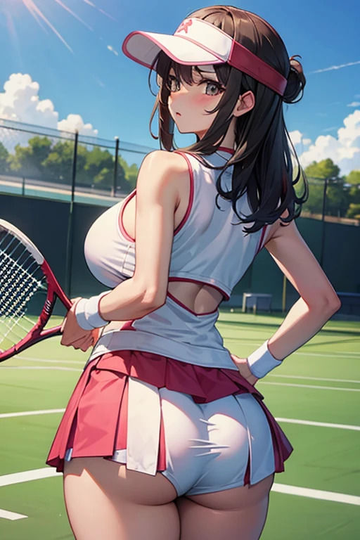 サンプル画像5:【高画質グラビア写真集】テニス部催●女子写真集2 〜お尻中心CG集編〜(AI dreamer) [d_388184]