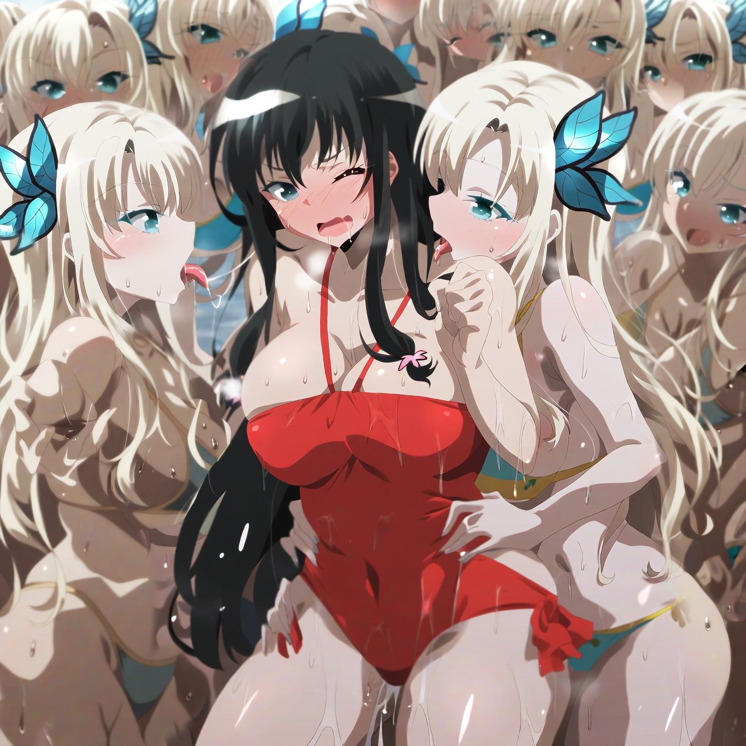 サンプル画像6:大量に増殖した柏崎○奈がヤりたい放題ヤっちゃう(グレニンジャジャ) [d_388192]