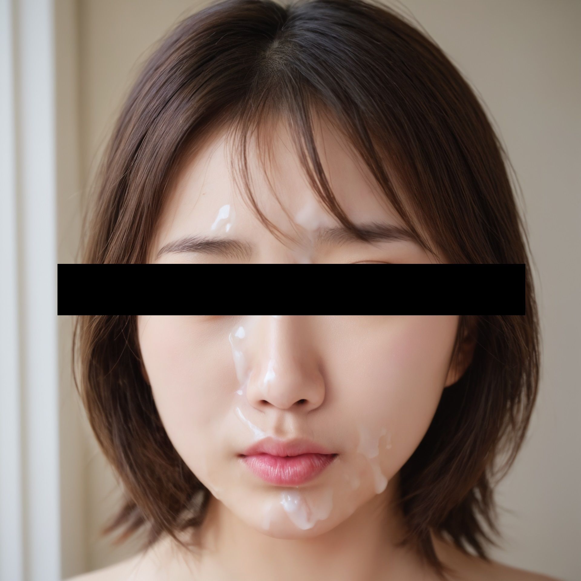 サンプル画像1:ぶっかけ顔射美女の函Vol.2(AI美女の函) [d_388194]