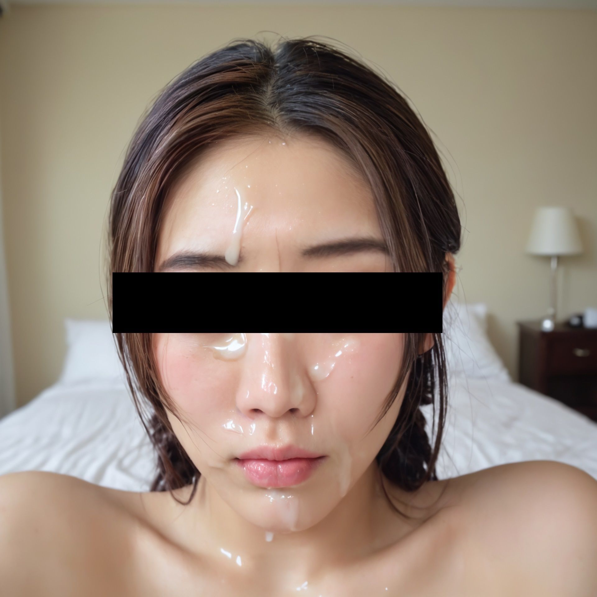 サンプル画像2:ぶっかけ顔射美女の函Vol.2(AI美女の函) [d_388194]