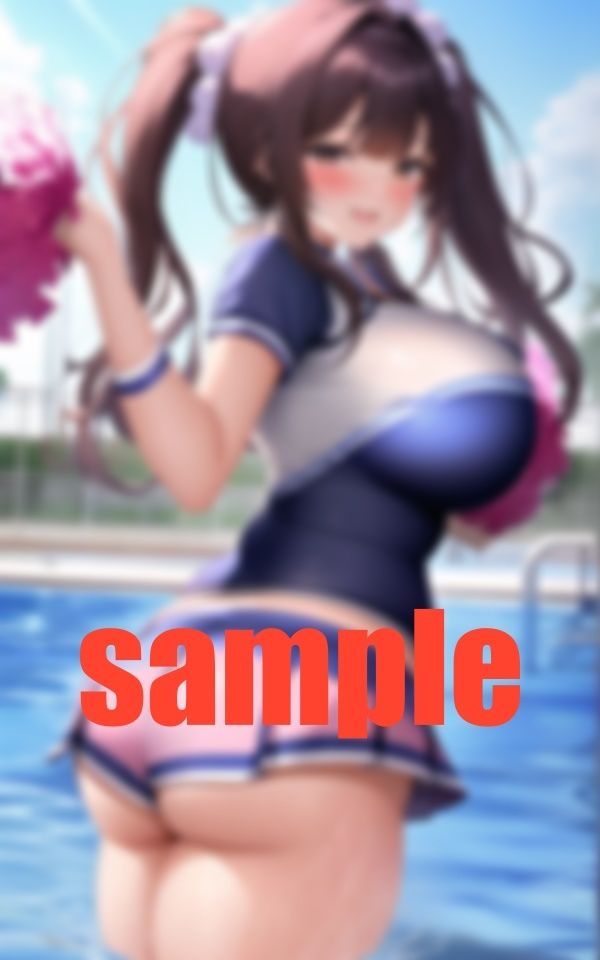 サンプル画像5:パンチラ ちらちらチアガール(666666) [d_388274]