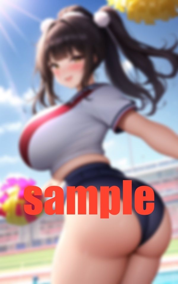 サンプル画像6:パンチラ ちらちらチアガール(666666) [d_388274]