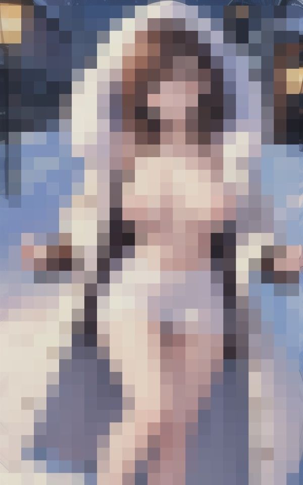 サンプル画像2:雪の夜に舞い降りた 色白巨乳美女(SKYスター) [d_388275]