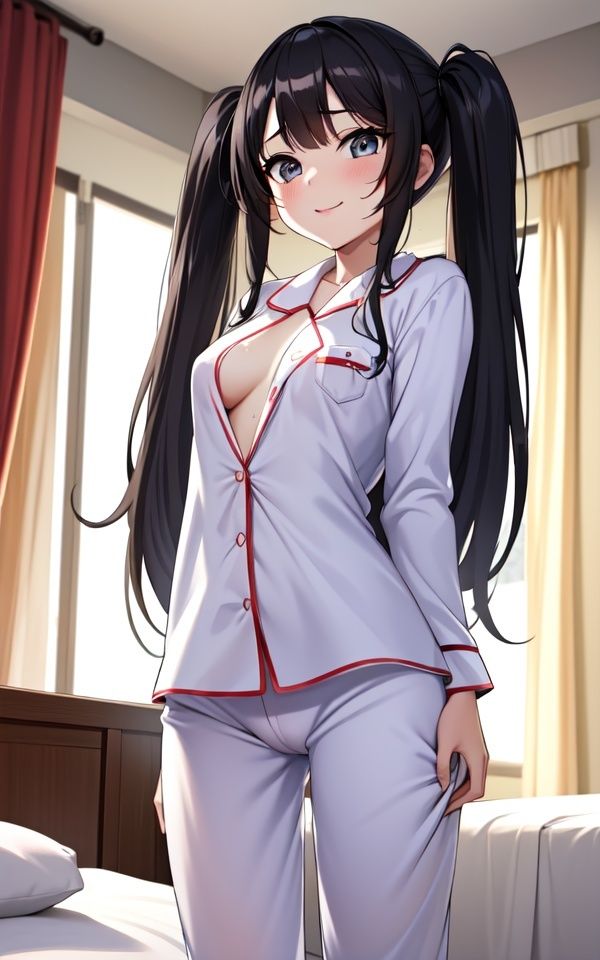 サンプル画像1:パジャマ姿の妹に欲情してしまう兄(美女コレクター) [d_388347]