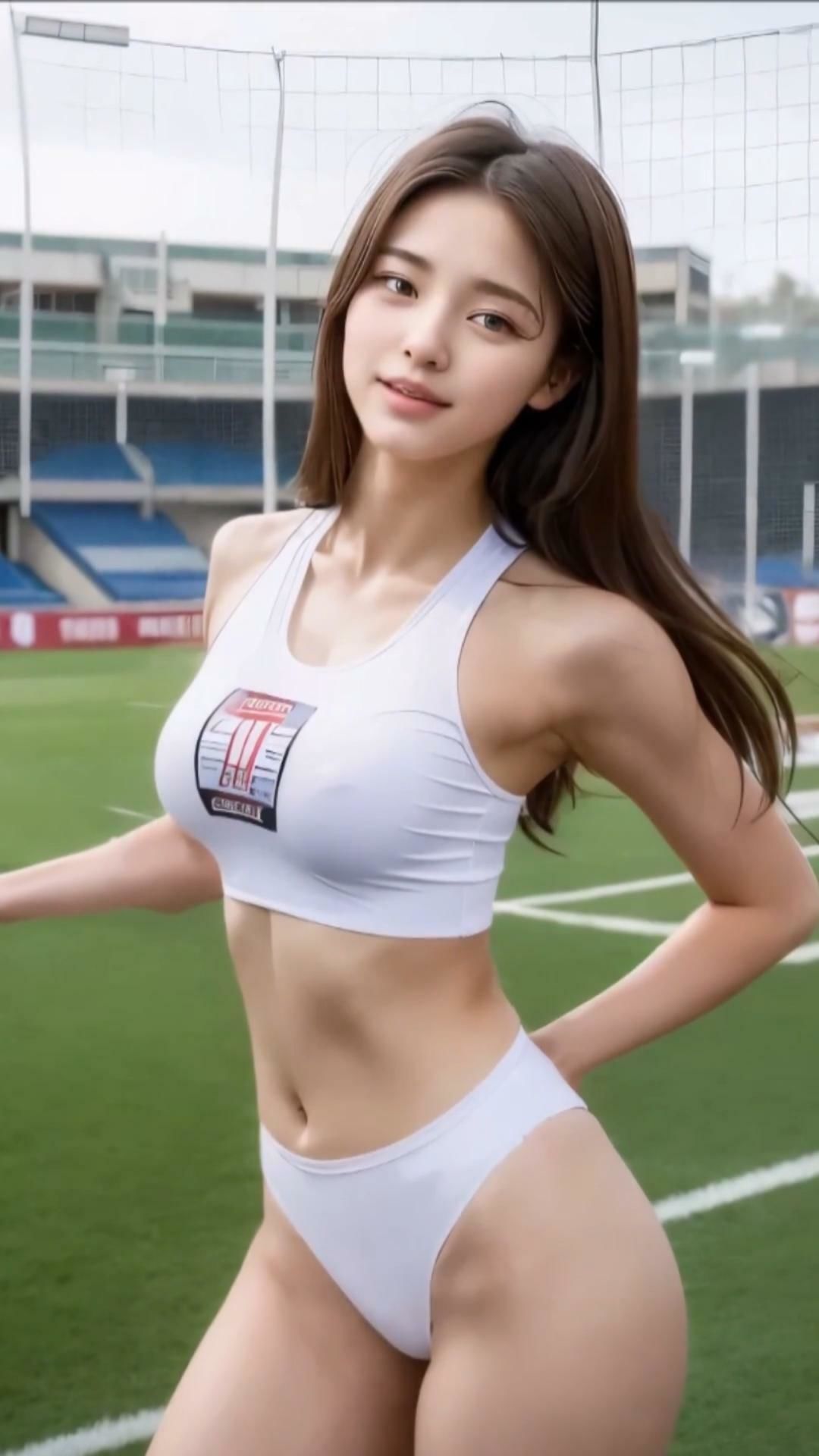 サンプル画像5:裸になあれ！ かわいい美人アスリート編5(浜辺  竜) [d_388398]