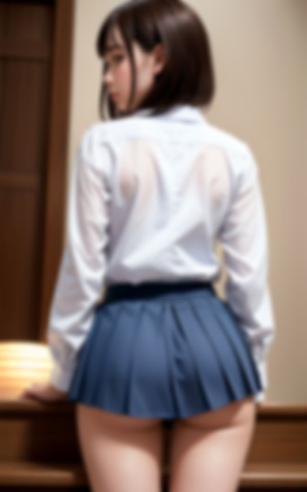 サンプル画像4:純粋な女の子がお尻で誘う(ero05) [d_388456]