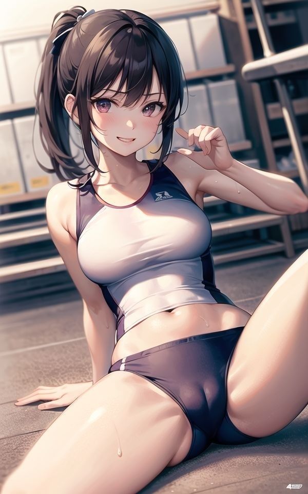 サンプル画像2:はやく挿れて…。 陸上美女にビクビク発情マッサージ(ほわいと・すぷらっしゅ！) [d_388472]