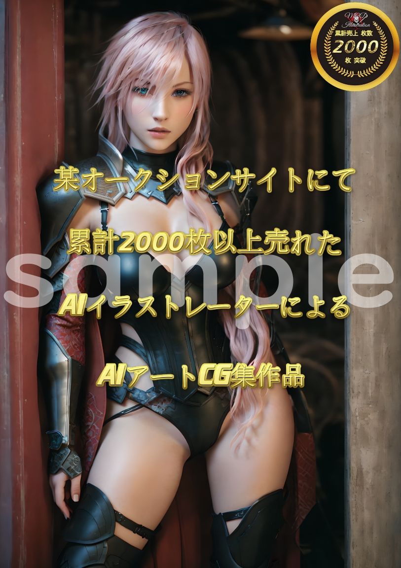 サンプル画像2:『ファイナ〇ファンタジー 13』FF13 ライトニング CG集(MOD@AIイラスト) [d_388475]