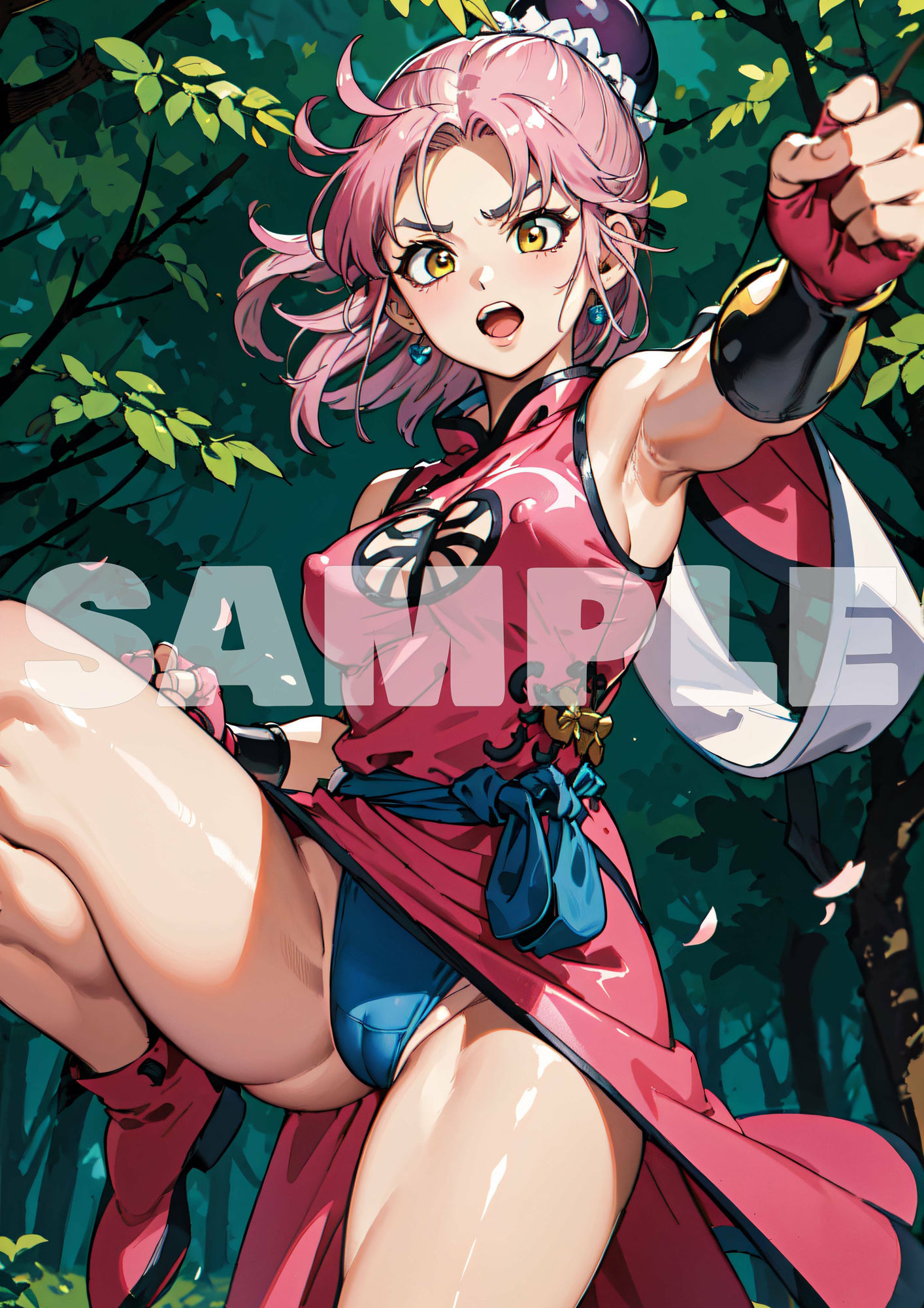 サンプル画像3:『ドラゴン〇エスト ダ〇の大冒険』マァム CG集(MOD@AIイラスト) [d_388478]