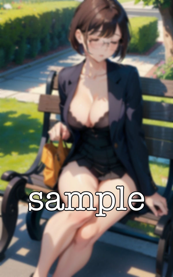 サンプル画像1:事務職の昼食！Gカップの事務職が疲れた身体を癒やすスペシャル(トリビアの熟女) [d_388550]