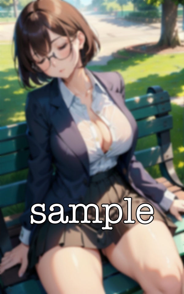 サンプル画像3:事務職の昼食！Gカップの事務職が疲れた身体を癒やすスペシャル(トリビアの熟女) [d_388550]