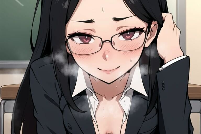 サンプル画像2:女学生の興味は尽きない(いろり焼き) [d_388571]